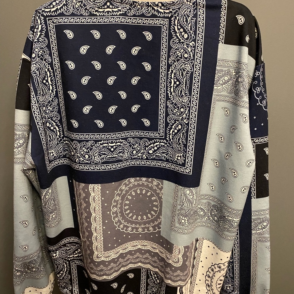 Paisley Print Sweater